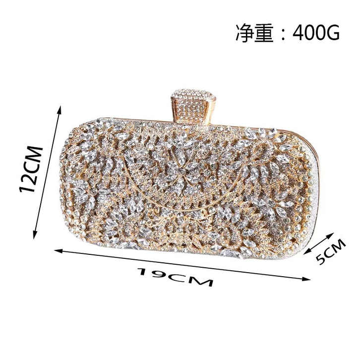 Luxury Party Clutch Bags for Women, Rhinestone Handbags 