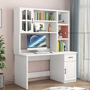 Home Wooden Office Student Study Writing Desk Computer Table Desk Table Desks with Cabinet 