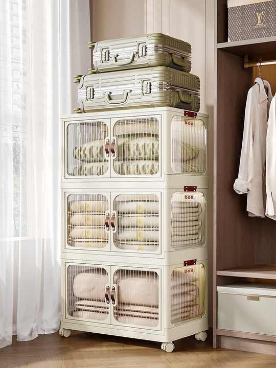 Extra Large Simple Foldable Closet Organizer Without Assembly with PP Material Multifunctional Home Organizer 