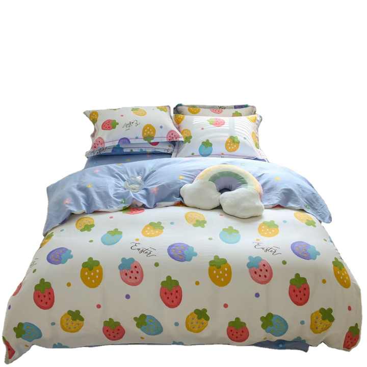 Sndon Linen 1 Bed Sheet 1 Duvet Cover 2 Pillowcases 200 