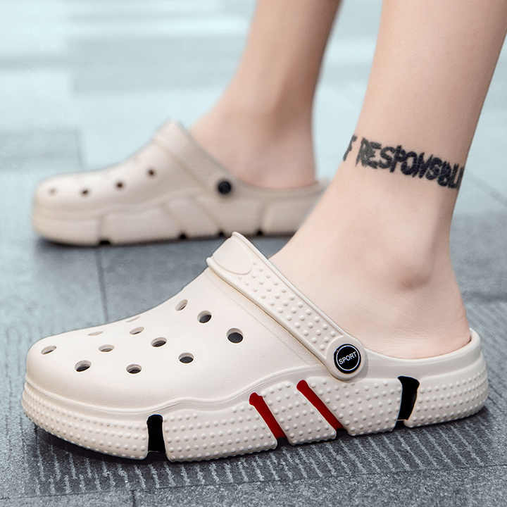 Oversized beach slippers 