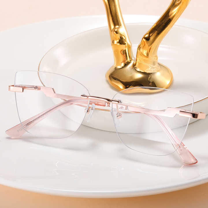 Women's Metal Optical Glasses -نظارات طبية معدنية للنساء