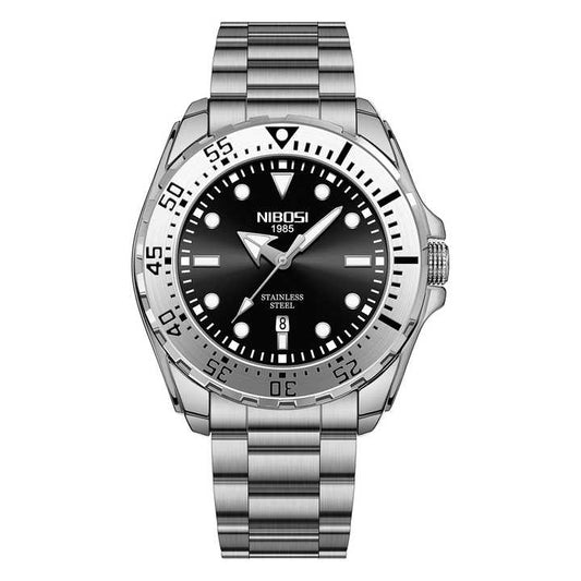 ساعة نيبوسي 2616 للرجال بسلسلة . NIBOSI 2616 Men's Watch with Stainless