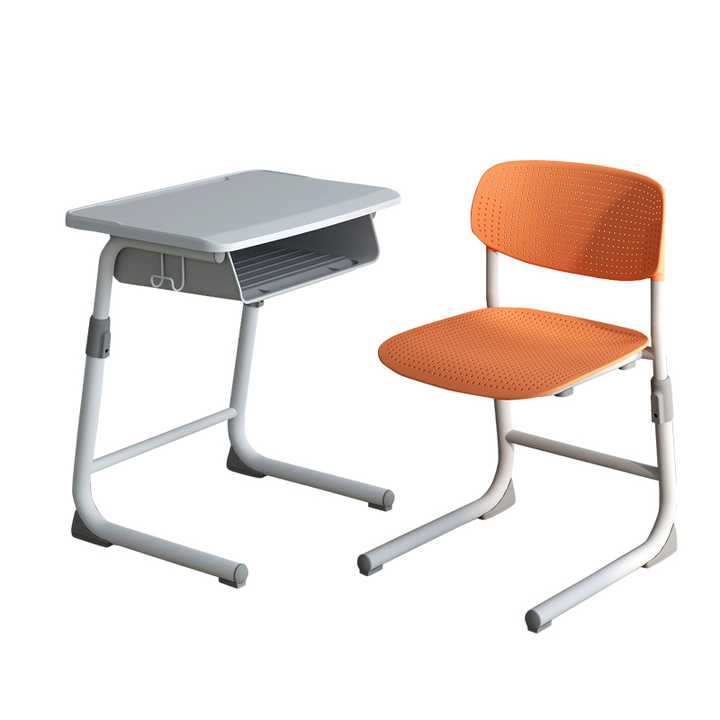 Ergonomic Plastic Writing Chair 
