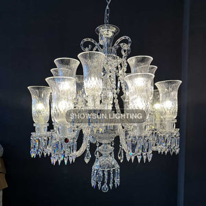 Luxury modern glass chandeliers 