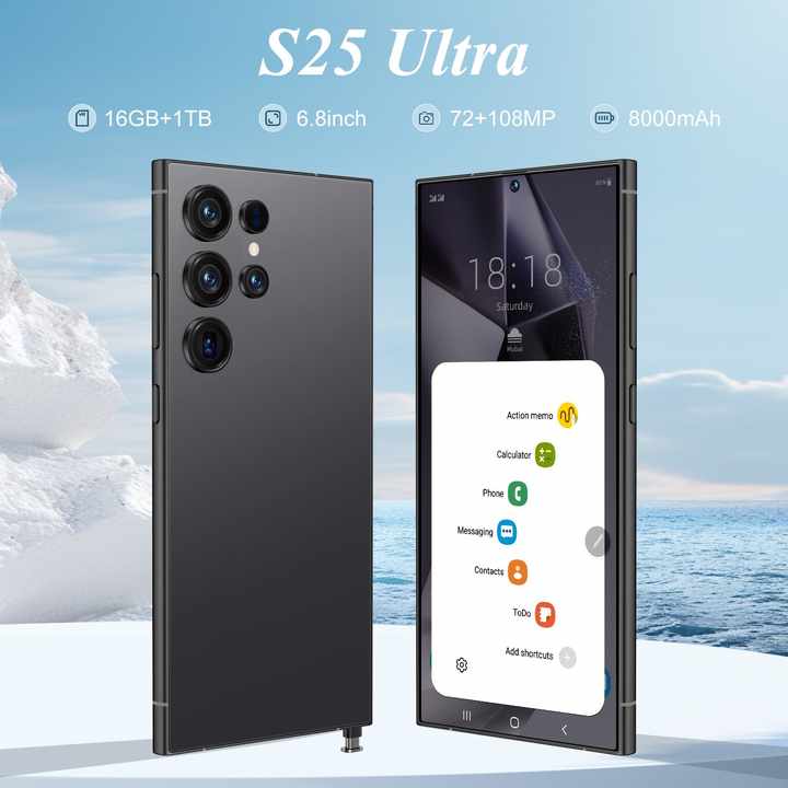 2025 New Original S25 Ultra 5G Smartphone 6.8-Inch Android New Original S25 Ultra 5G Smartphone with HD Display 