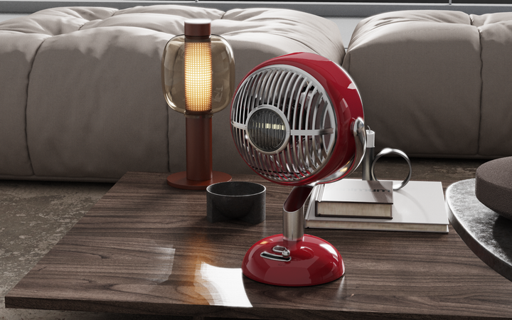 مروحة سطح مكتب صغيرة محمولة&nbsp; مع ضوء ليلي   .  Wholesale Portable Mini Desktop Fan with
