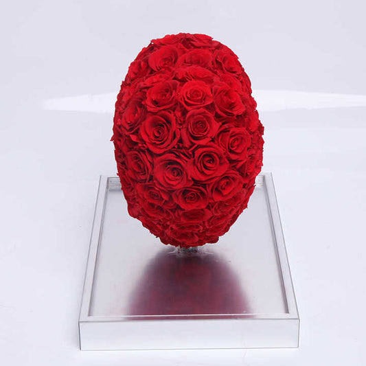 Decorative Preserved Rose Flower Glass-زهرة ورد محفوظة مزخرفة