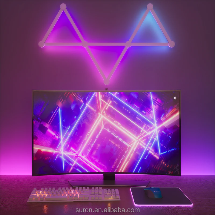 Smart wall lights for games