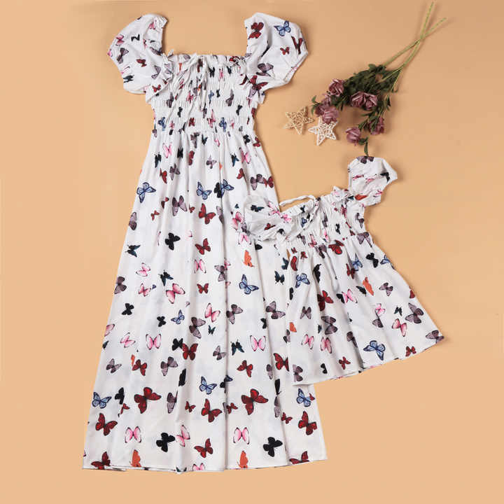 فستان طويل للأم والأبنة  Dress Mommy and Me