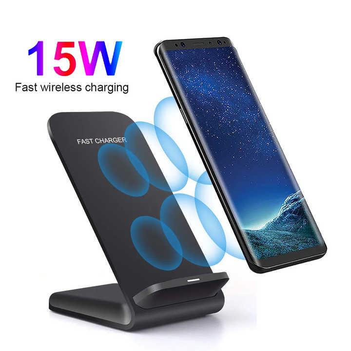 Cheap 15W Wireless Charger Stand Desktop Charger Stand. 