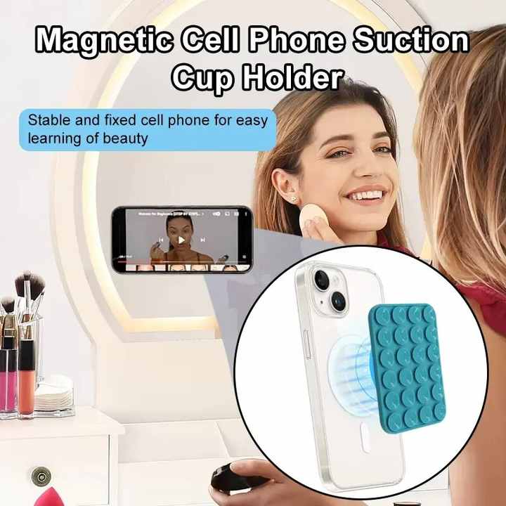 Anti-slip Silicone Suction Magnetic Grip for Mobile 
