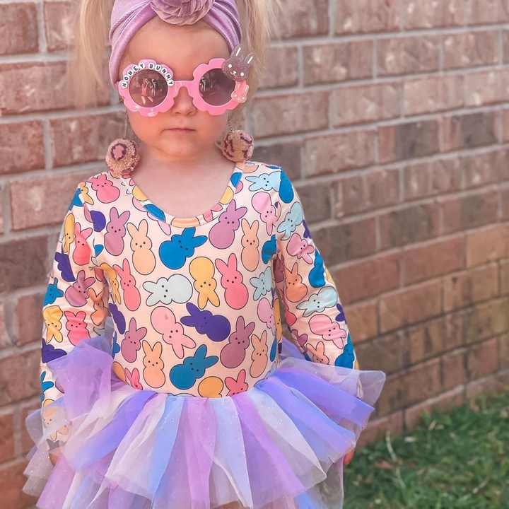 Easter Baby Girl Tutu Dress Tollder Tulle-فستان توتو للبنات