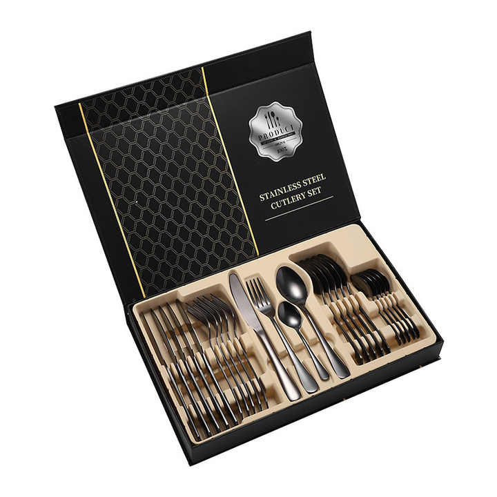 pcs Stainless Steel Cutlery-مجموعة أدوات