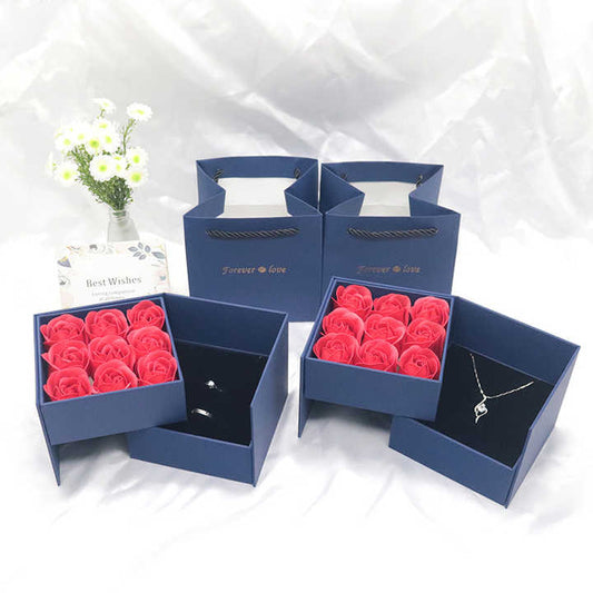 مخصص وضعت مجوهرات علبة لتغليف القلائد . Custom Crafted Jewelry Box Necklace Packaging