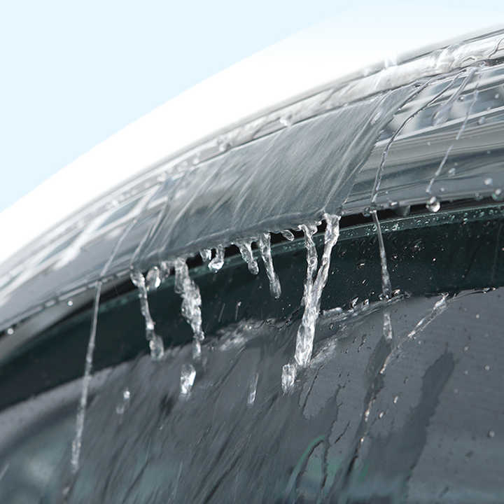 Car Door Window Visor Rain Guard Deflector Door Wind Shade Weatherstrip For Renault Dacia Duster 