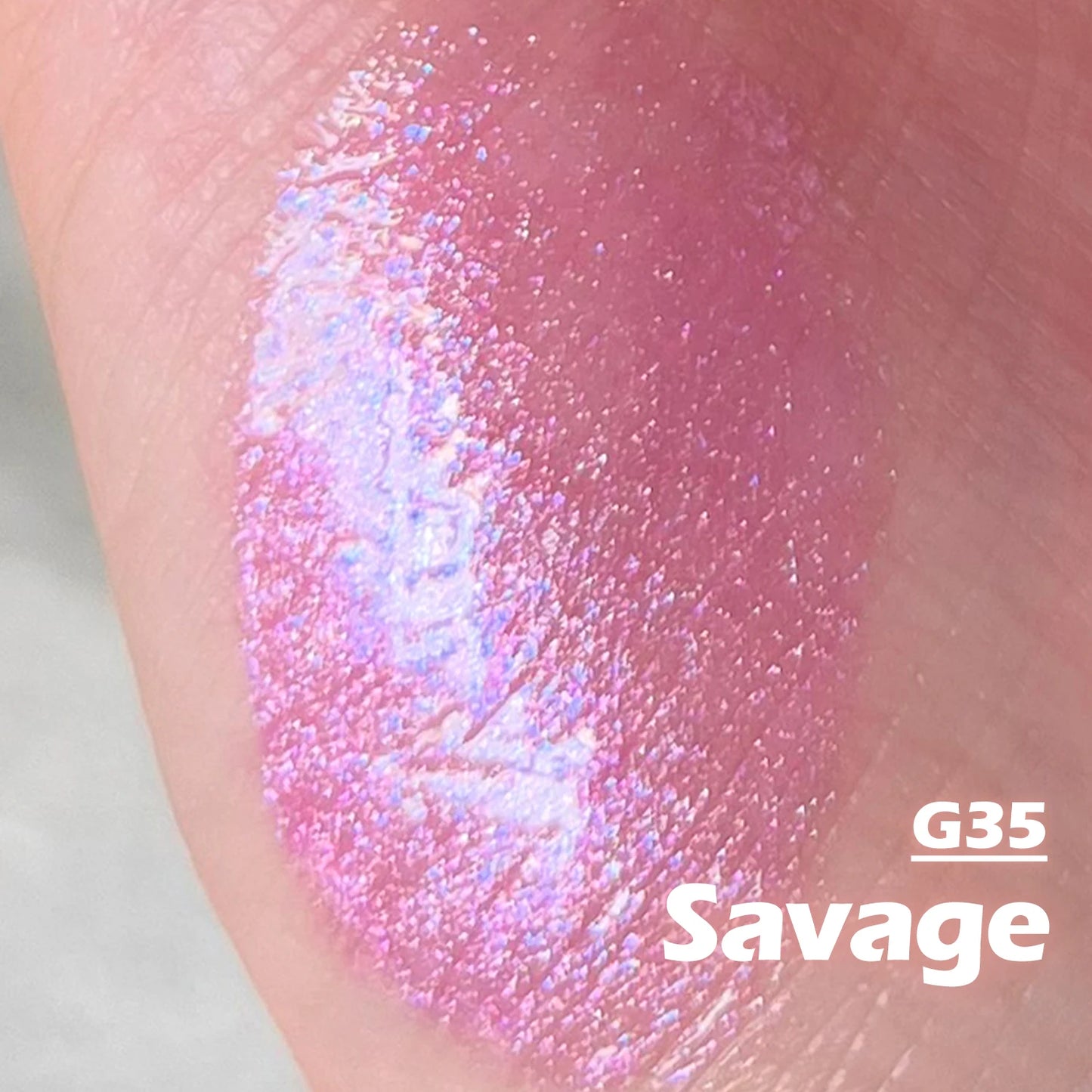 لون أبيض متدرج لطيف أنبوب مستحضرات تجميل أحمر شفاه  Cute White Gradient Color Cosmetic Tube Matte Liquid