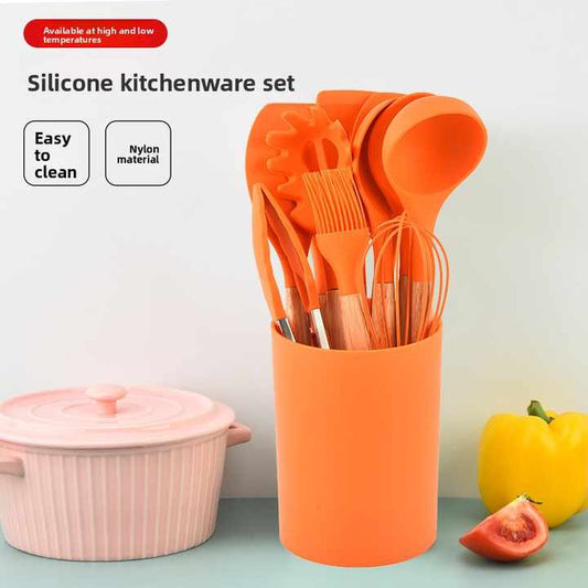 طقم أدوات مطبخ سيليكون مكون من 12 قطعة