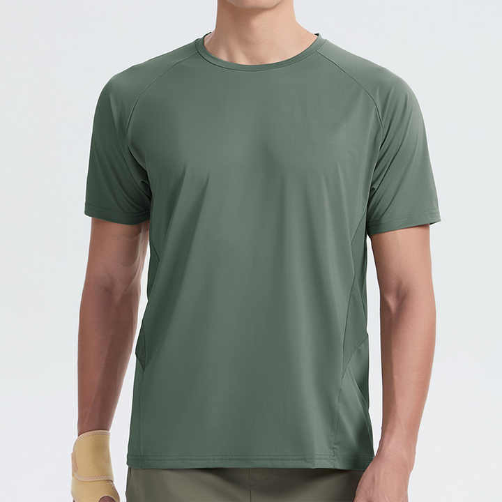 Men's Summer Custom Short Sleeve Workout T-Shirt 