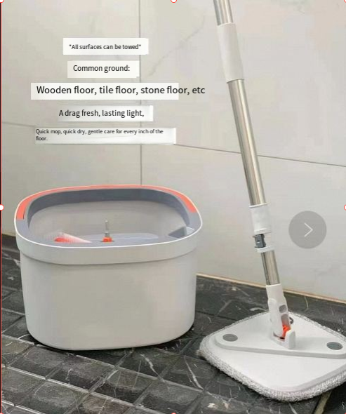 High quality microfiber mop with quality spin and extendable floor handle included for home use 