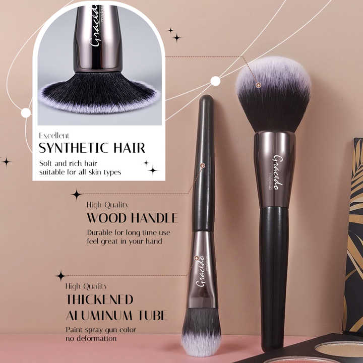 Makeup brush set- 