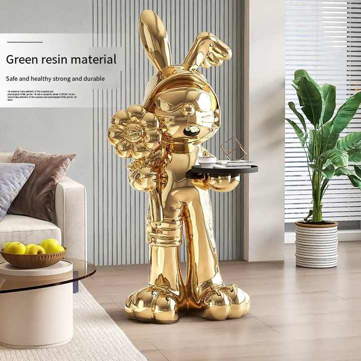 Large Cartoon Rabbit Floor Decorations 
