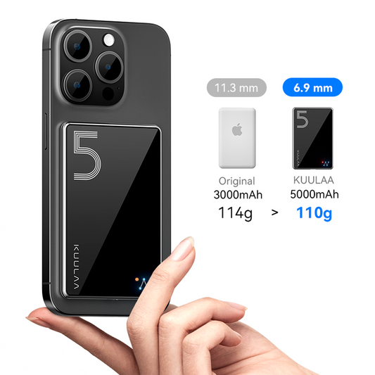 بنك طاقة لاسلكي مغناطيسي . Magnetic Wireless Power Bank