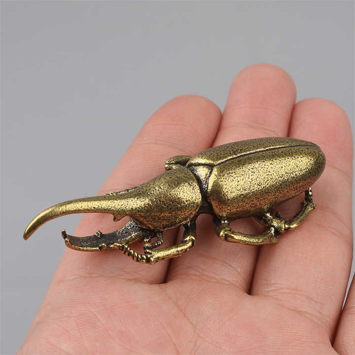 Solid Brass Insect Figurine Small Insect-تمثال حشرة من النحاس