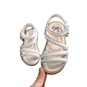 Girls' pearl sandals 