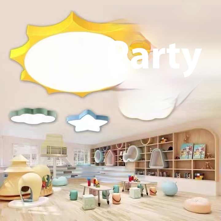 مصباح سقف حديدي على شكل رسوم كرتونية Cartoon Iron Ceiling Lamp