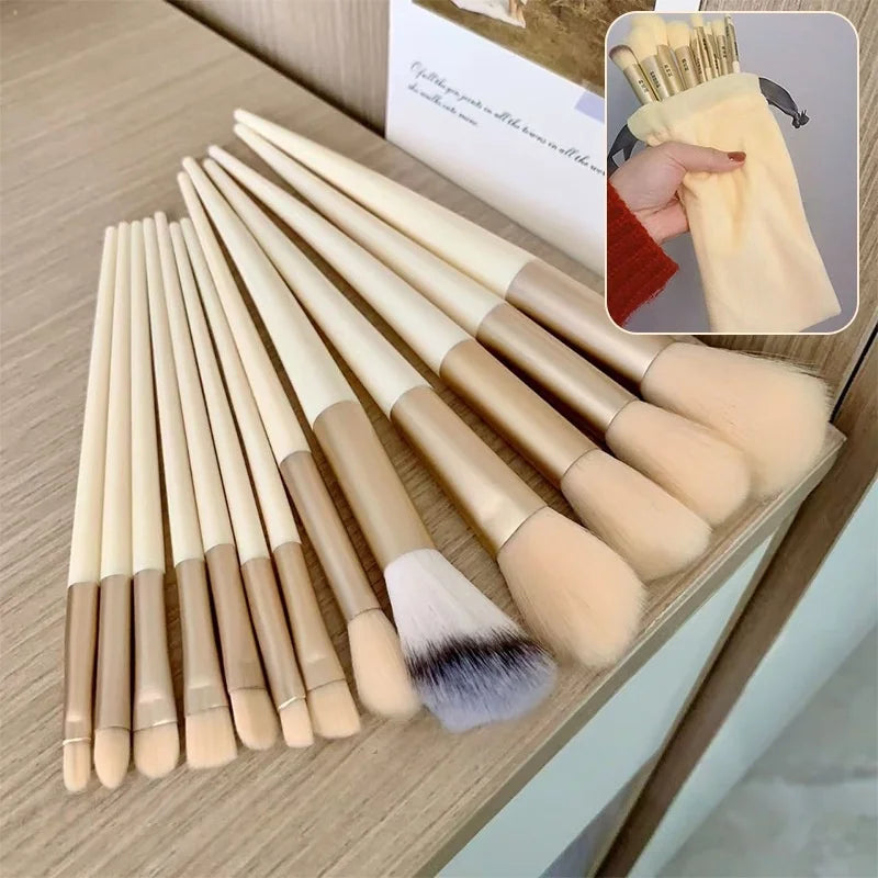 Bright colored brushes