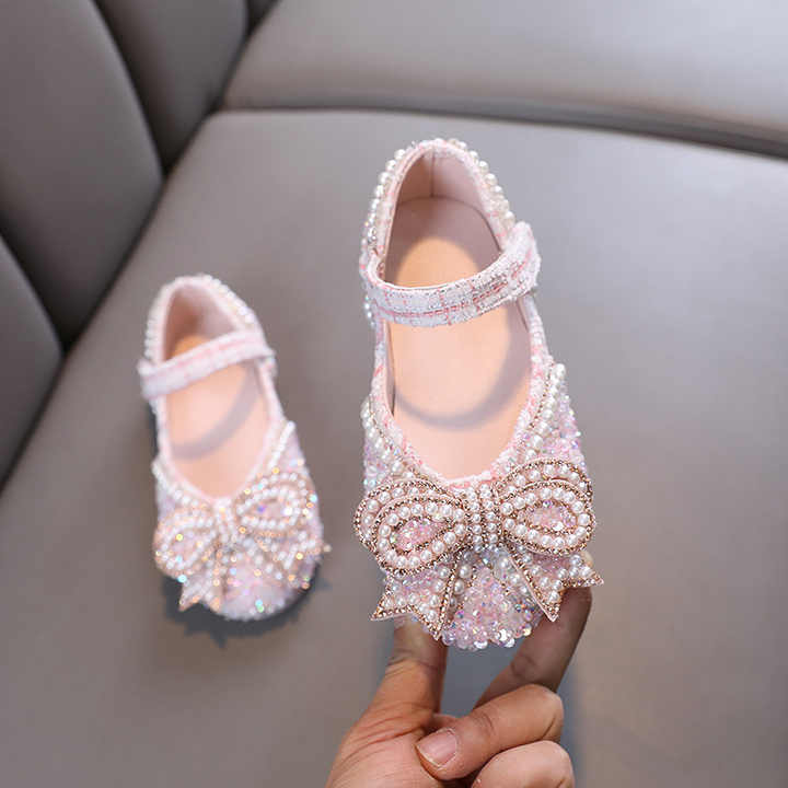 Girls' party flat shoes 
