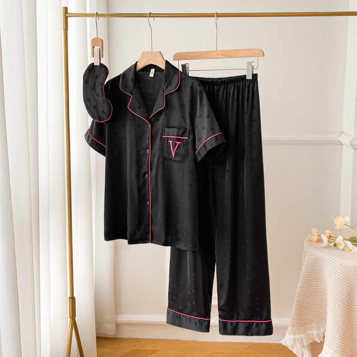 Women's long-sleeved pajamas 