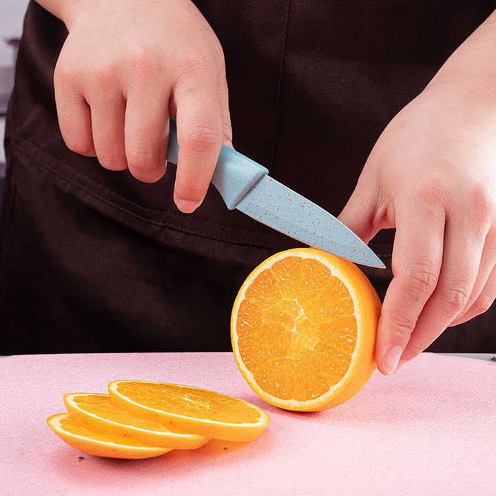 6-Piece Colorful Multifunctional Stainless Steel Kitchen Knife 