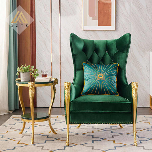 Luxury single sofa from Chinese factory 