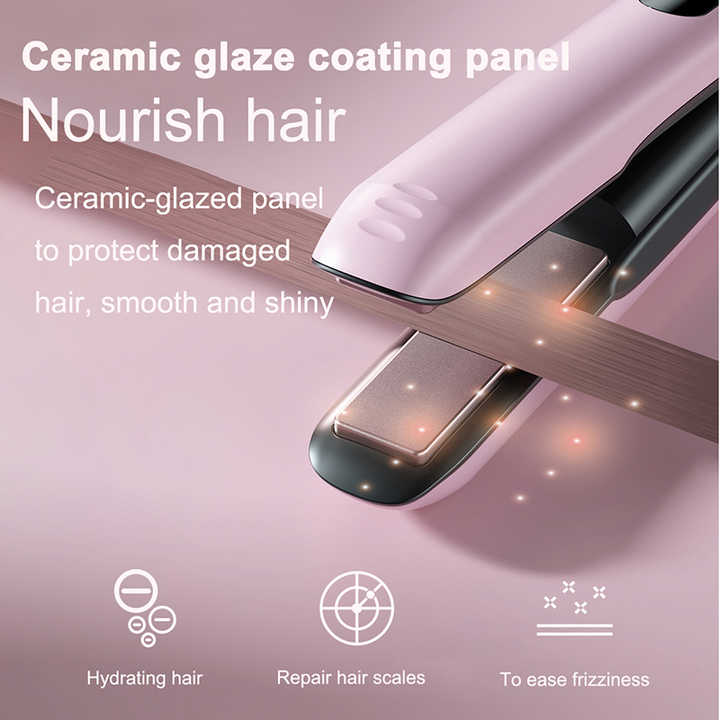 Hywestger Fast Heating Cordless Electric Hair. فرشاة فرد الشعر الكهربائية اللاسلكية سريعة التسخين من