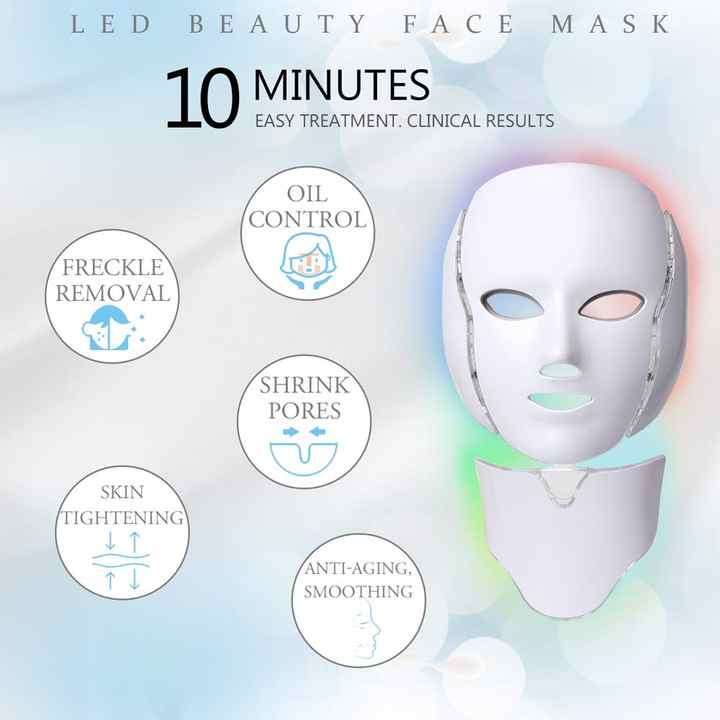 Mask Face Neck Photon LED-قناع
