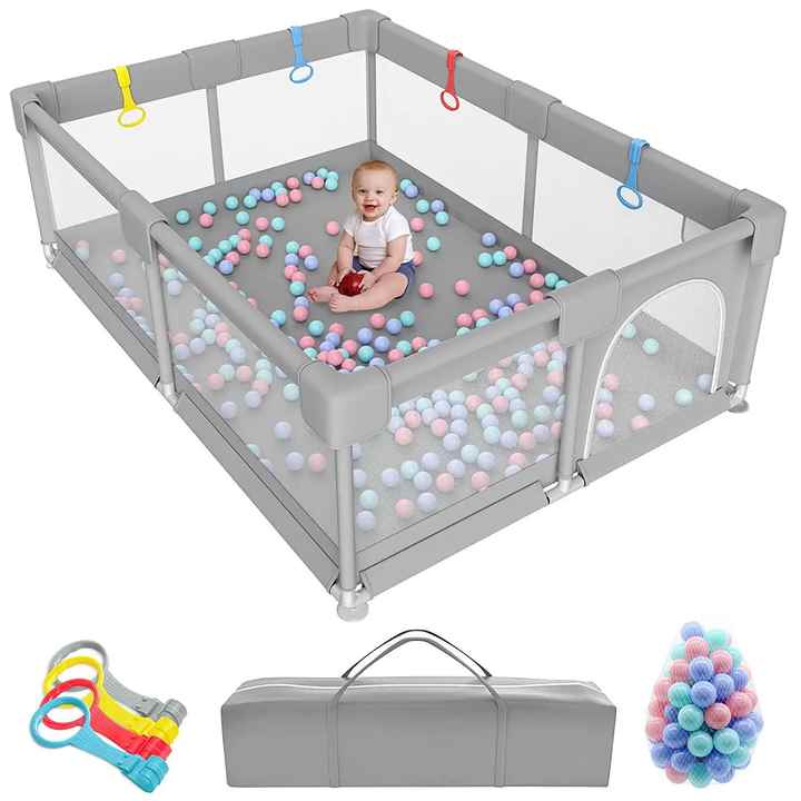 Baby Playpen Safe-حظيرة لعب أطفال