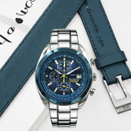 أحدث ساعة رجالية عالية الجودة كوارتز متعددة . Latest High Quality Men's Quartz Multifunctional 6