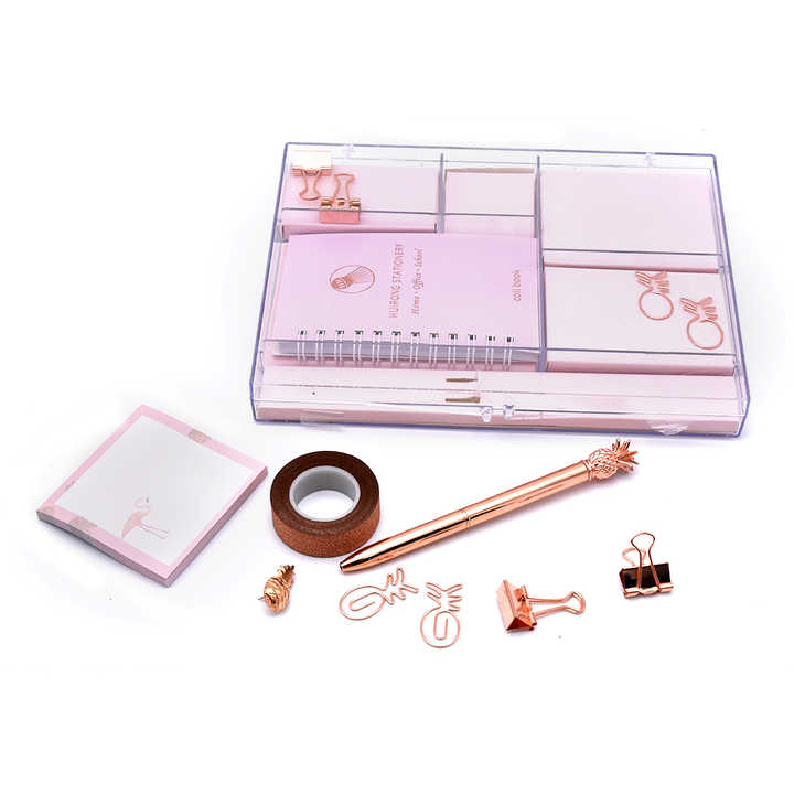 مجموعة مشابك ودبابيس أدوات مكتبية - Stationery Clips and Staples Set