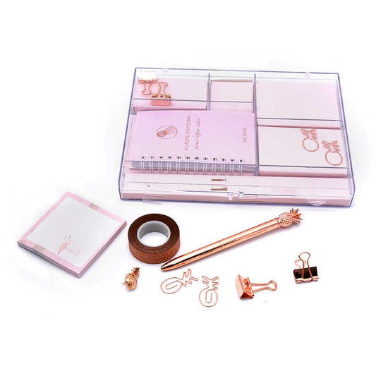 مجموعة مشابك ودبابيس أدوات مكتبية - Stationery Clips and Staples Set