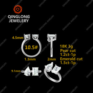 engagement and wedding ring 