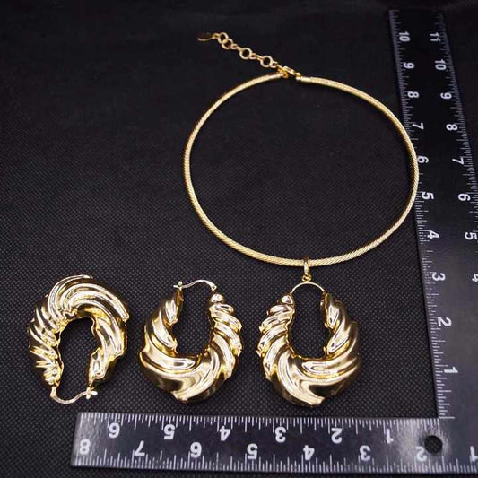 Yulaili Trend Fashion Jewelry Copper Alloy-مجموعة مجوهرات