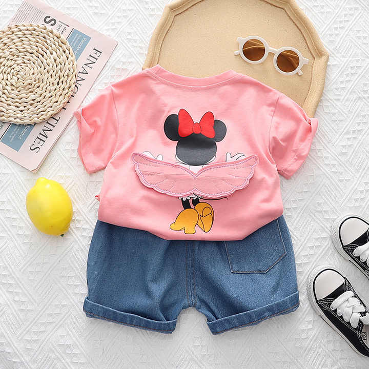 تصميم مختلط لا موك بدلة أطفال برقبة . Mixed Designs No MOQ Kids Round Neck Short Sleeve