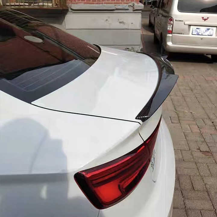 Rear Wing Spoiler Box For Audi A4 B8 Saloon 