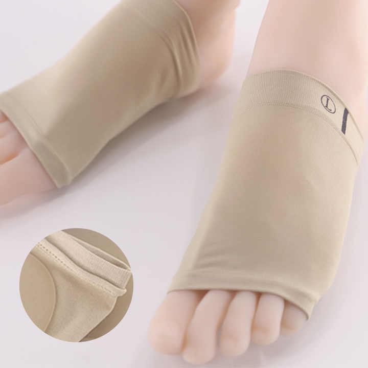 Padded Sleeve Compression Socks Silicone gel insole, arch support