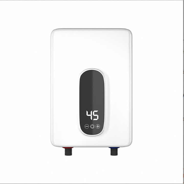 High Quality Tankless Smart Temperature Control Touch Screen Electric Hot Water Heater for Home 