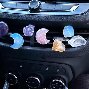High Quality Natural Crystal Car Vent Clip. Wholesale High Quality Natural Crystal Car Vent Clip 