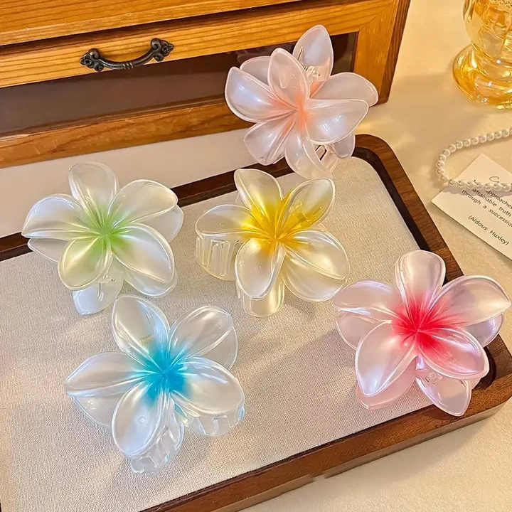 Girls Hair Accessories Gradient Flower 