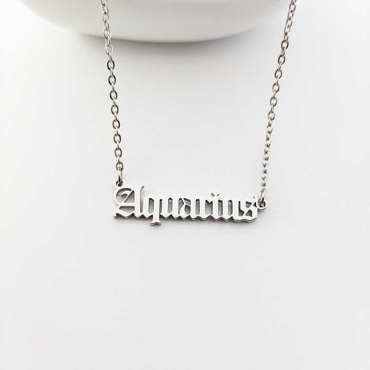 Aquarius necklace